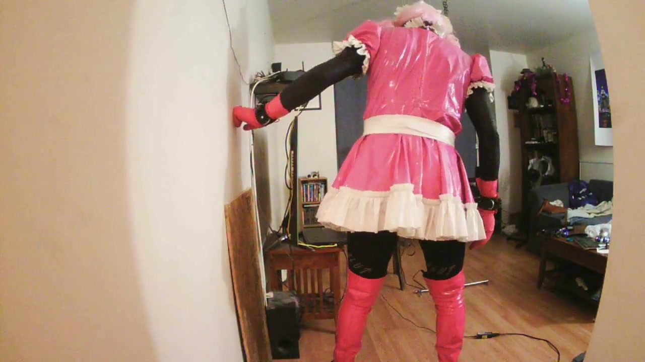 Sissy Slut lié et bâillonné
